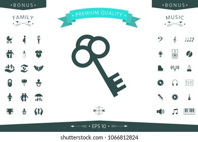 Key icon symbol