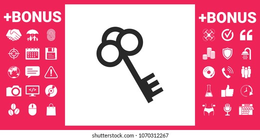 Key icon symbol