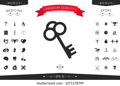 Key icon symbol