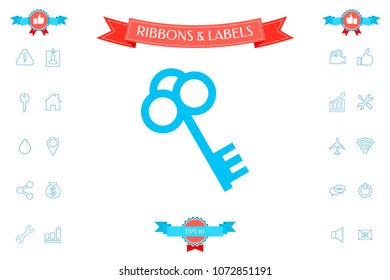 Key icon symbol