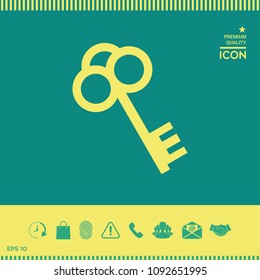 Key icon symbol