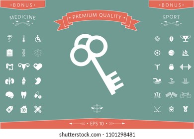Key icon symbol