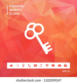 Key icon symbol