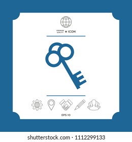 Key icon symbol