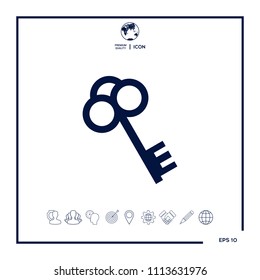 Key icon symbol