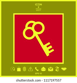 Key icon symbol