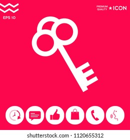 Key icon symbol