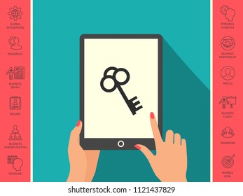 Key icon symbol