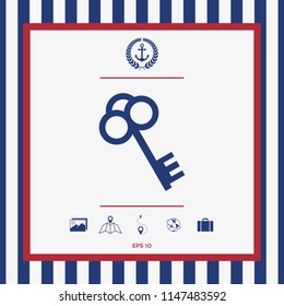 Key icon symbol