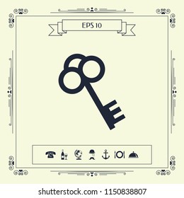 Key icon symbol