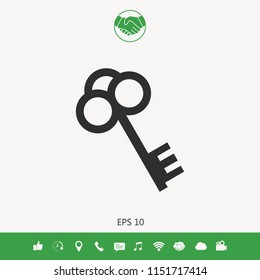 Key icon symbol