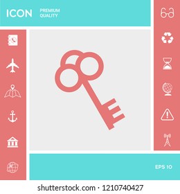 Key icon symbol