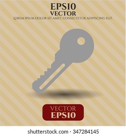 Key icon or symbol