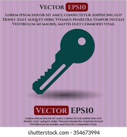 Key icon or symbol