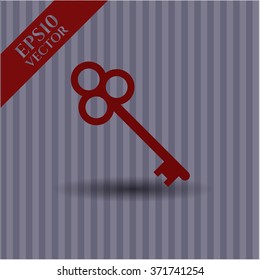 Icono de clave o símbolo