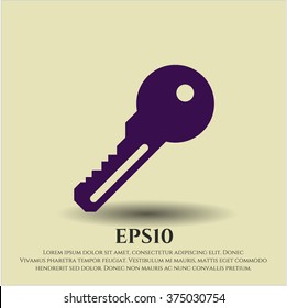 Key icon or symbol