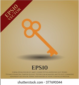 Key icon or symbol