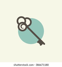 Key Icon Key Symbol Flat Style Stock Vector (Royalty Free) 386671180 ...