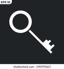 key icon symbol template for graphic and web design collection logo vector illustration