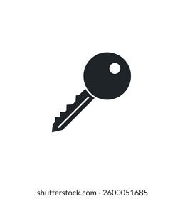 Key icon symbol vector illustration isolated on white background