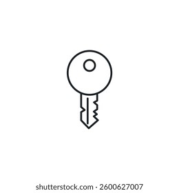 Key icon symbol vector illustration isolated on white background