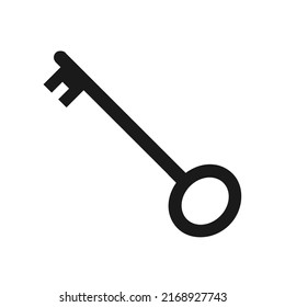 Key icon symbol. Vector image