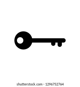 key icon symbol vector. on white background editable eps10
