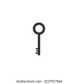 Key icon symbol vector. on white background editable