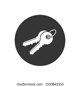 Key icon template. Vector illustration