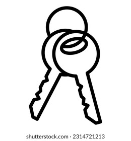 key icon with transparent background