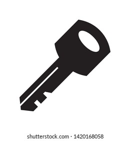 Key icon in trendy flat style design. Vector graphic illustration. Suitable for website design, logo, app, and ui. EPS 10.