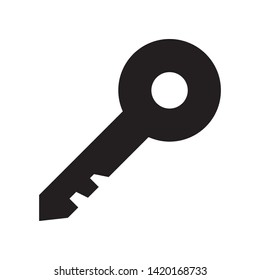Key icon in trendy flat style design. Vector graphic illustration. Suitable for website design, logo, app, and ui. EPS 10.