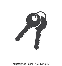 Key icon in trendy flat style design for website design, logo, app.