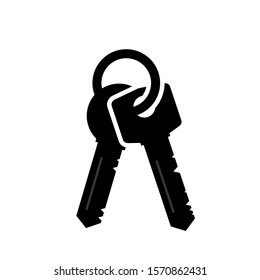 Key icon in trendy flat style isolated on background. Key icon page symbol for your web site design. Vector illustration, EPS10.