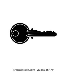 Key Icon in trendy flat style isolated on Whaite background. Key symbol for your web site design, logo, app, UI. Vector illustration