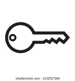 Key icon vector