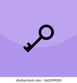 Key icon. Key vector icon