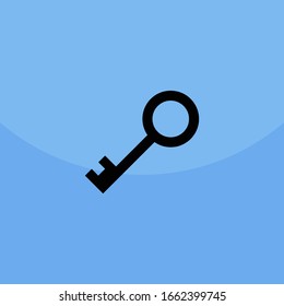 Key icon. Key vector icon