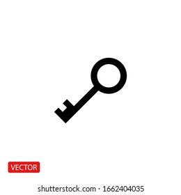 Key icon. Key vector icon