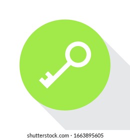 Key icon. Key vector icon