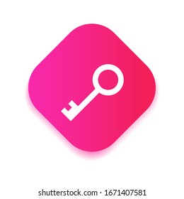 Key icon. Key vector icon