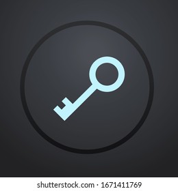 Key icon. Key vector icon