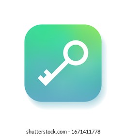 Key icon. Key vector icon