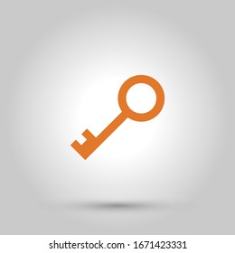 Key icon. Key vector icon