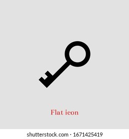 Key icon. Key vector icon