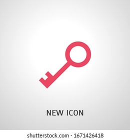 Key icon. Key vector icon