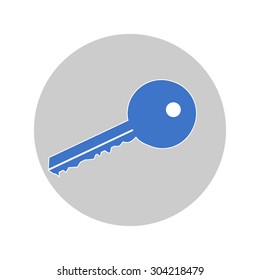 Key icon, vector icon