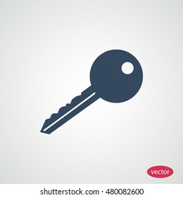 key icon, vector best flat icon, EPS