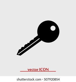 key icon, vector best flat icon, EPS