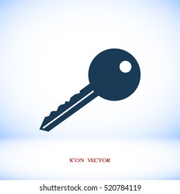 key icon, vector best flat icon, EPS